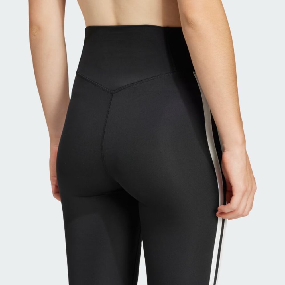 Optime Essentials 3-Stripes 7/8 Leggings - Picture 6 of 6